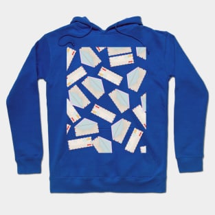 Air mail pattern Hoodie